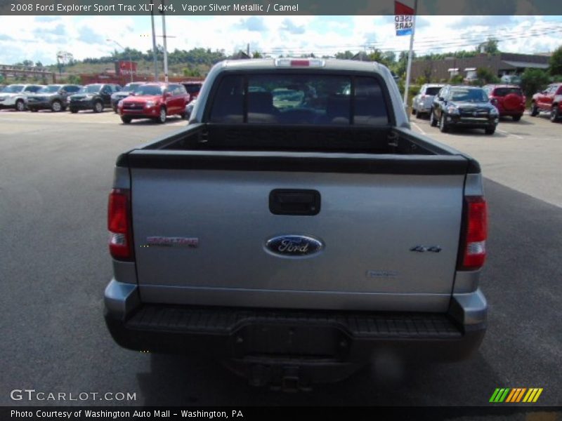 Vapor Silver Metallic / Camel 2008 Ford Explorer Sport Trac XLT 4x4