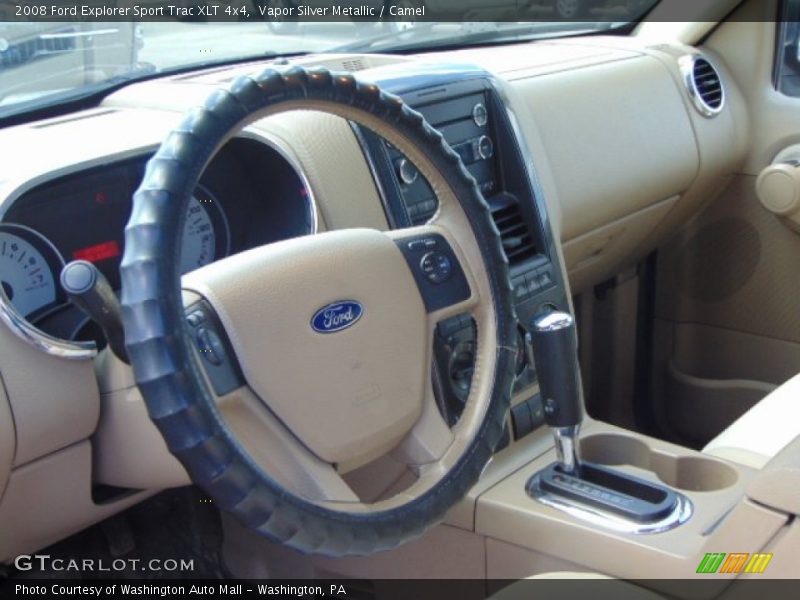 Vapor Silver Metallic / Camel 2008 Ford Explorer Sport Trac XLT 4x4