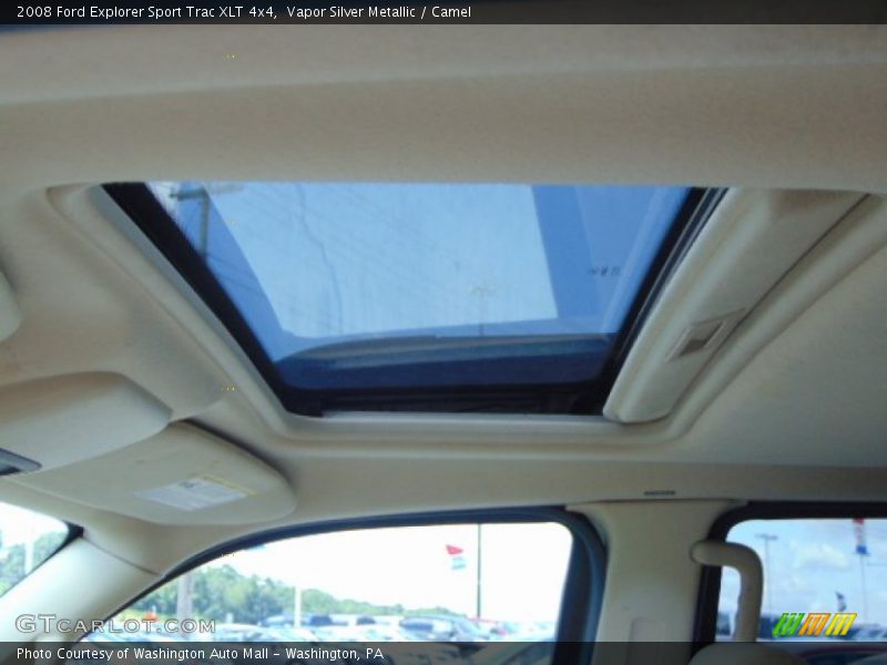 Vapor Silver Metallic / Camel 2008 Ford Explorer Sport Trac XLT 4x4