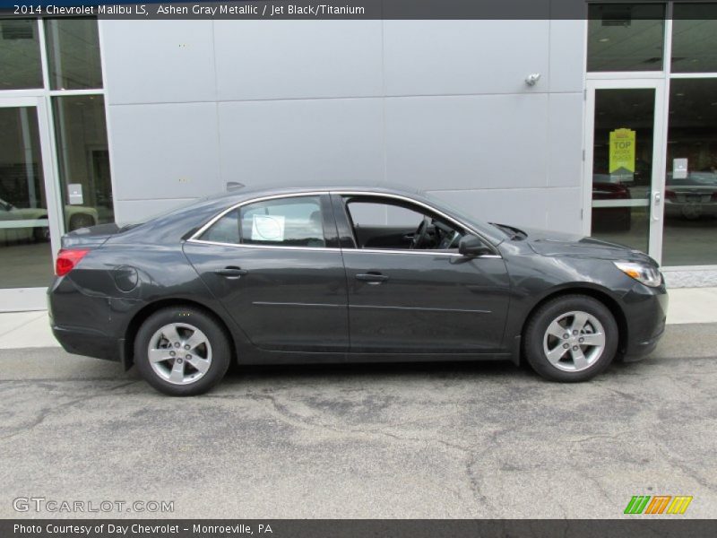 Ashen Gray Metallic / Jet Black/Titanium 2014 Chevrolet Malibu LS