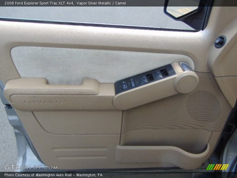 Vapor Silver Metallic / Camel 2008 Ford Explorer Sport Trac XLT 4x4
