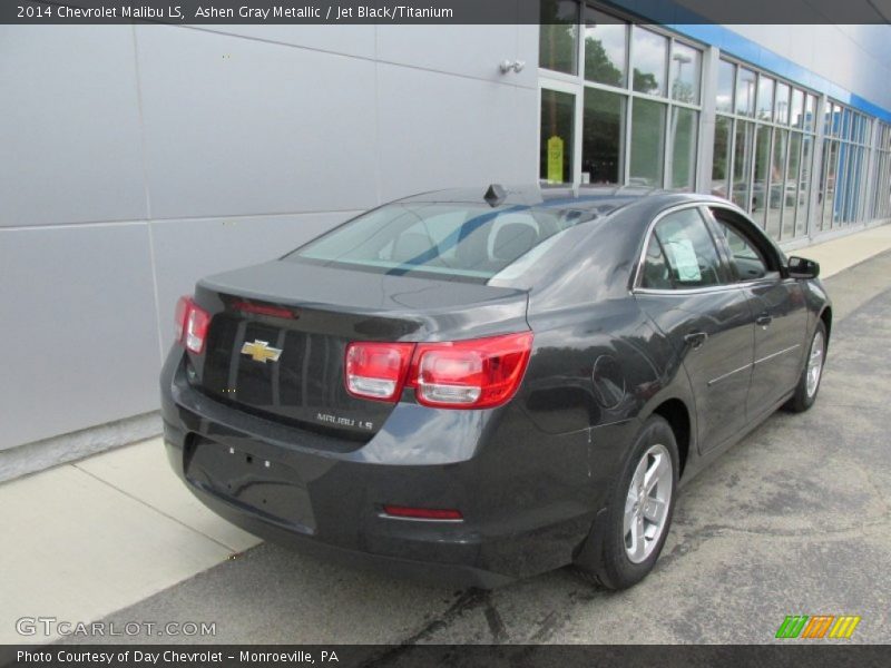 Ashen Gray Metallic / Jet Black/Titanium 2014 Chevrolet Malibu LS