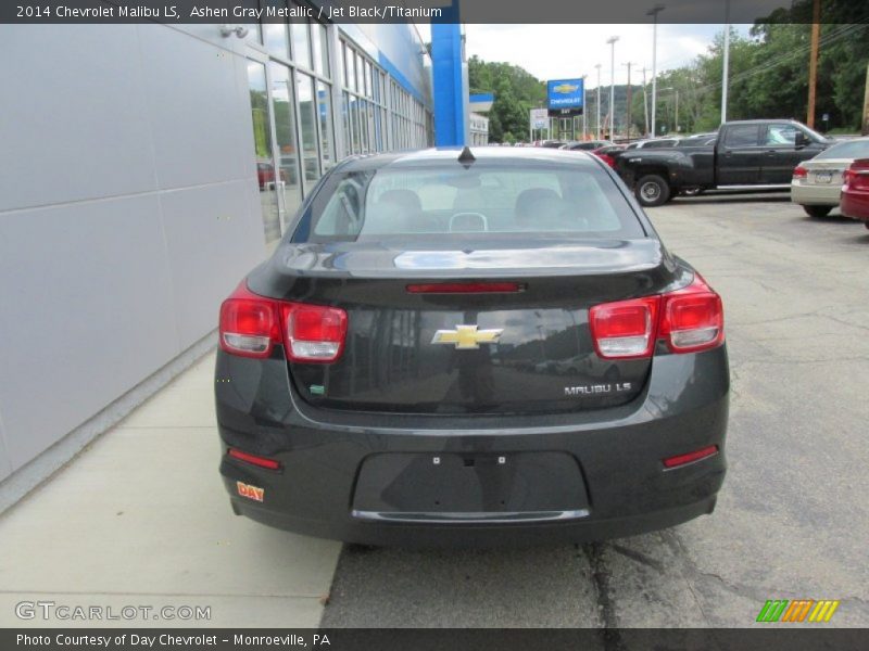 Ashen Gray Metallic / Jet Black/Titanium 2014 Chevrolet Malibu LS