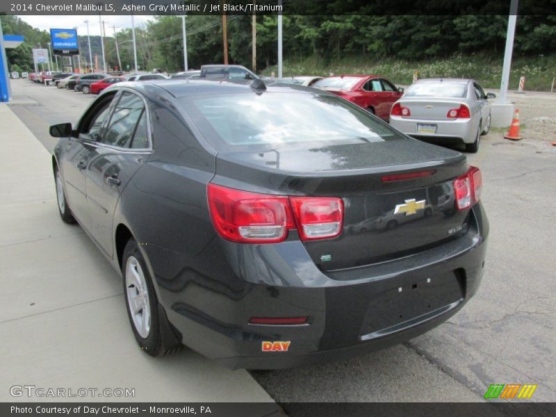 Ashen Gray Metallic / Jet Black/Titanium 2014 Chevrolet Malibu LS