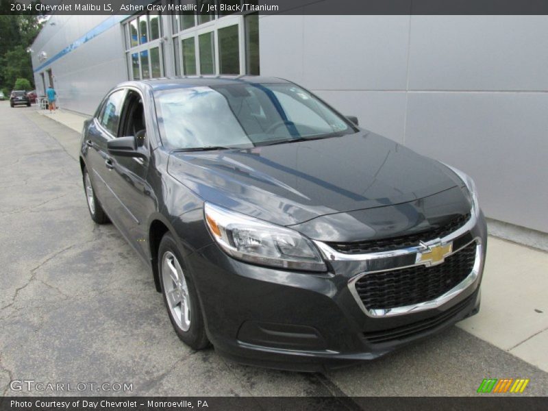 Ashen Gray Metallic / Jet Black/Titanium 2014 Chevrolet Malibu LS