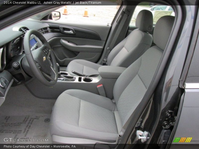 Ashen Gray Metallic / Jet Black/Titanium 2014 Chevrolet Malibu LS