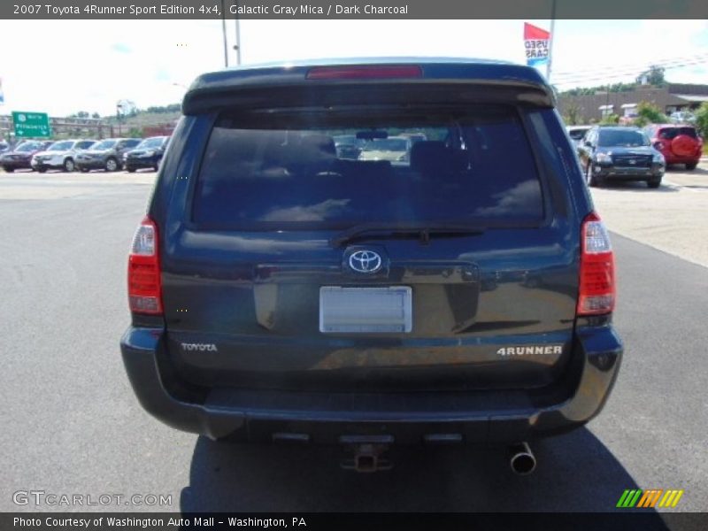 Galactic Gray Mica / Dark Charcoal 2007 Toyota 4Runner Sport Edition 4x4