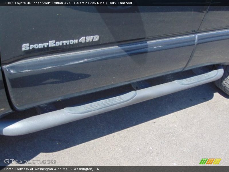 Galactic Gray Mica / Dark Charcoal 2007 Toyota 4Runner Sport Edition 4x4