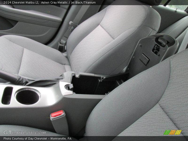 Ashen Gray Metallic / Jet Black/Titanium 2014 Chevrolet Malibu LS