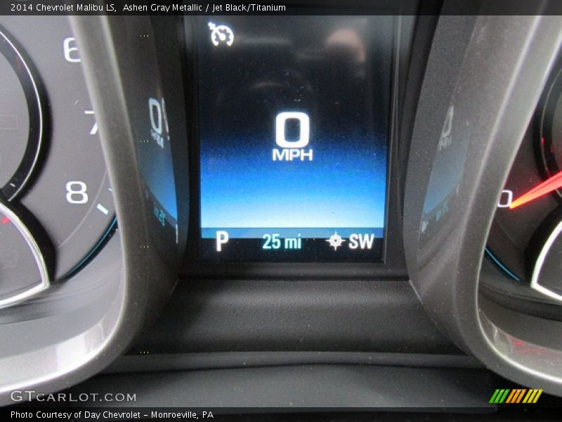 Ashen Gray Metallic / Jet Black/Titanium 2014 Chevrolet Malibu LS
