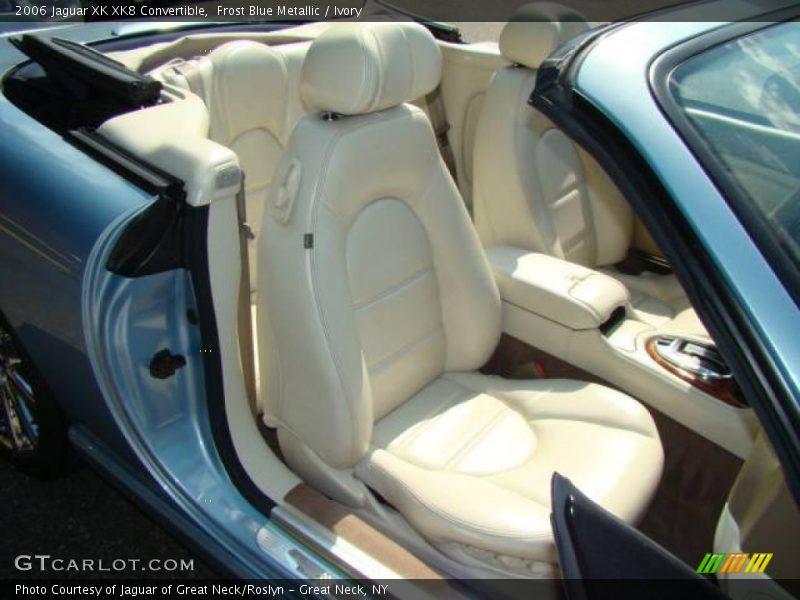 Frost Blue Metallic / Ivory 2006 Jaguar XK XK8 Convertible