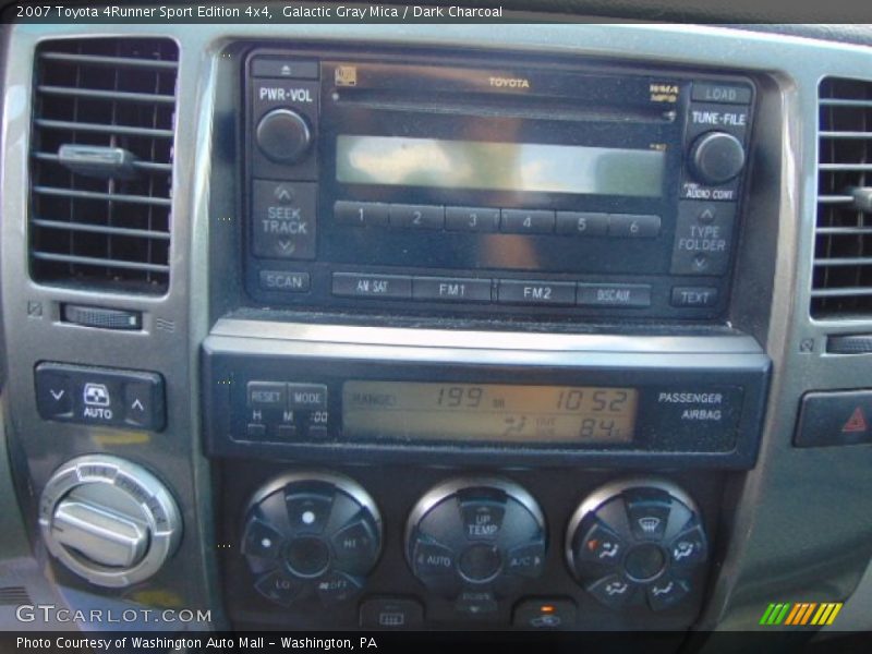 Galactic Gray Mica / Dark Charcoal 2007 Toyota 4Runner Sport Edition 4x4