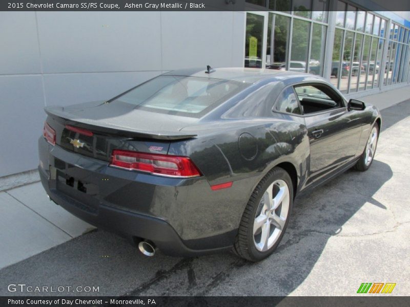 Ashen Gray Metallic / Black 2015 Chevrolet Camaro SS/RS Coupe