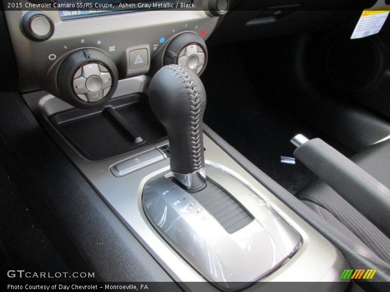 Ashen Gray Metallic / Black 2015 Chevrolet Camaro SS/RS Coupe