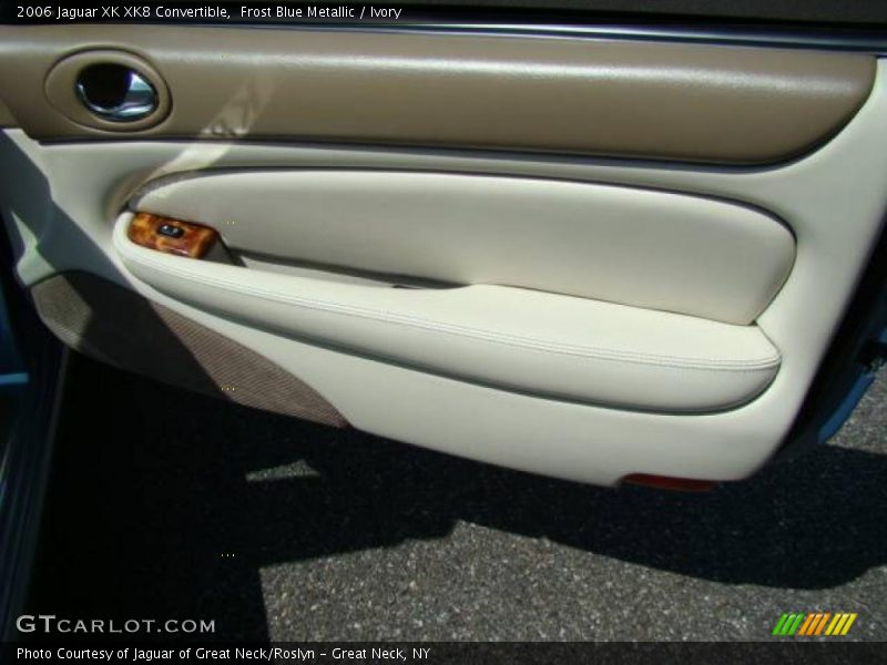 Frost Blue Metallic / Ivory 2006 Jaguar XK XK8 Convertible