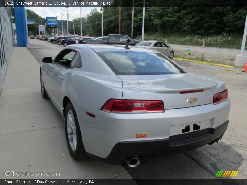 Silver Ice Metallic / Black 2015 Chevrolet Camaro LS Coupe