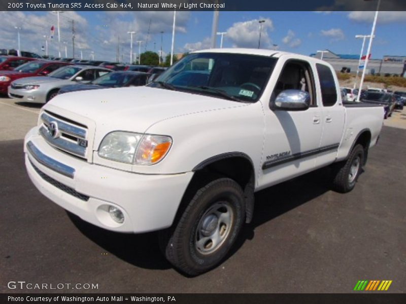 Natural White / Light Charcoal 2005 Toyota Tundra SR5 Access Cab 4x4