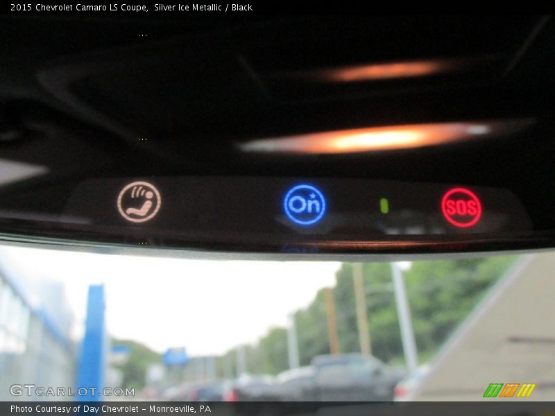 Silver Ice Metallic / Black 2015 Chevrolet Camaro LS Coupe