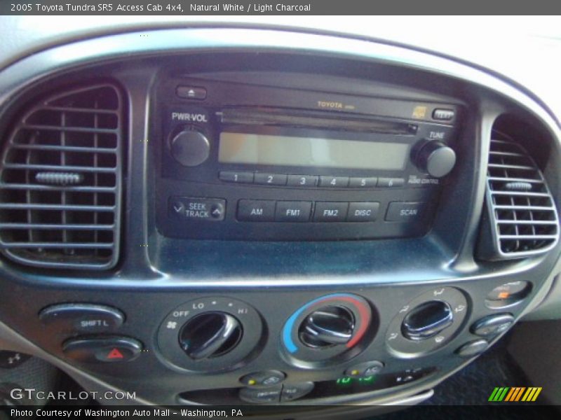 Natural White / Light Charcoal 2005 Toyota Tundra SR5 Access Cab 4x4