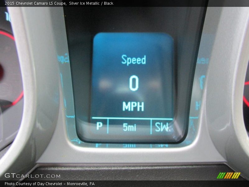 Silver Ice Metallic / Black 2015 Chevrolet Camaro LS Coupe