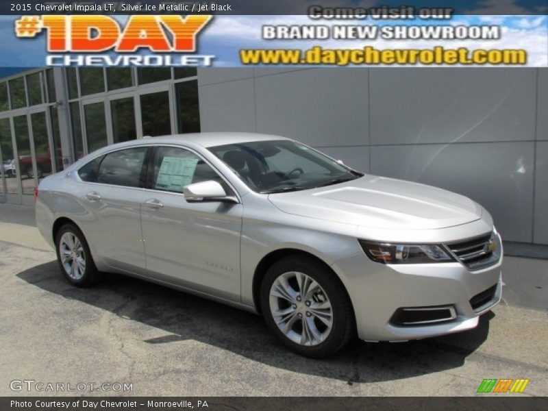 Silver Ice Metallic / Jet Black 2015 Chevrolet Impala LT