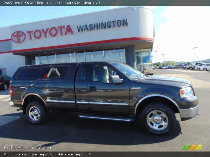 Dark Stone Metallic / Tan 2005 Ford F150 XLT Regular Cab 4x4