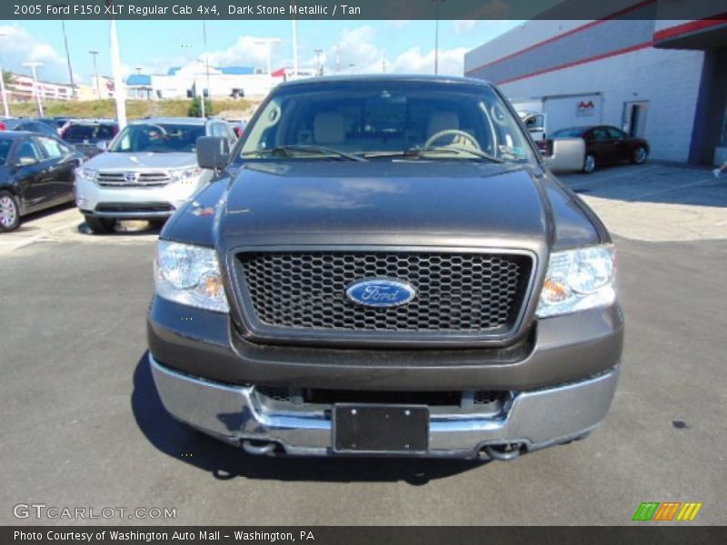 Dark Stone Metallic / Tan 2005 Ford F150 XLT Regular Cab 4x4