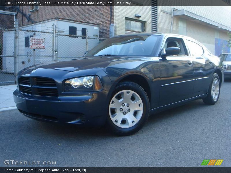 Steel Blue Metallic / Dark Slate Gray/Light Slate Gray 2007 Dodge Charger