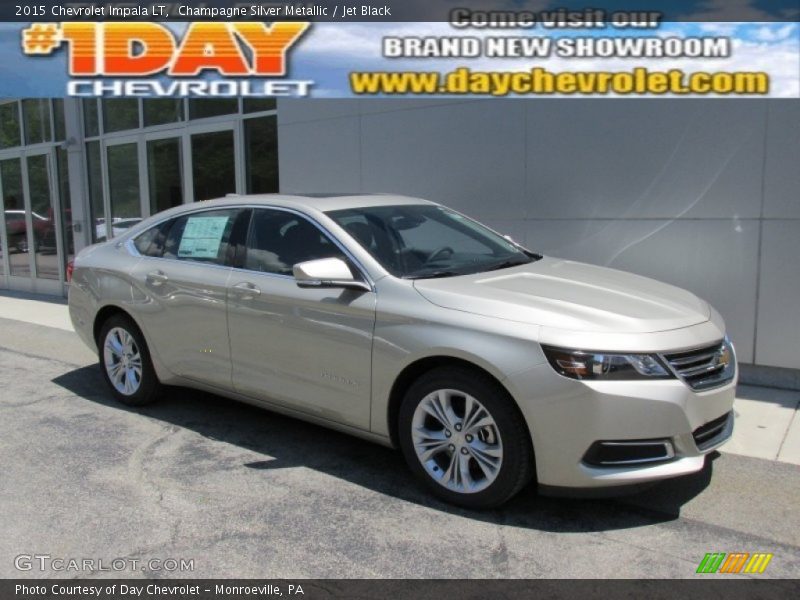 Champagne Silver Metallic / Jet Black 2015 Chevrolet Impala LT