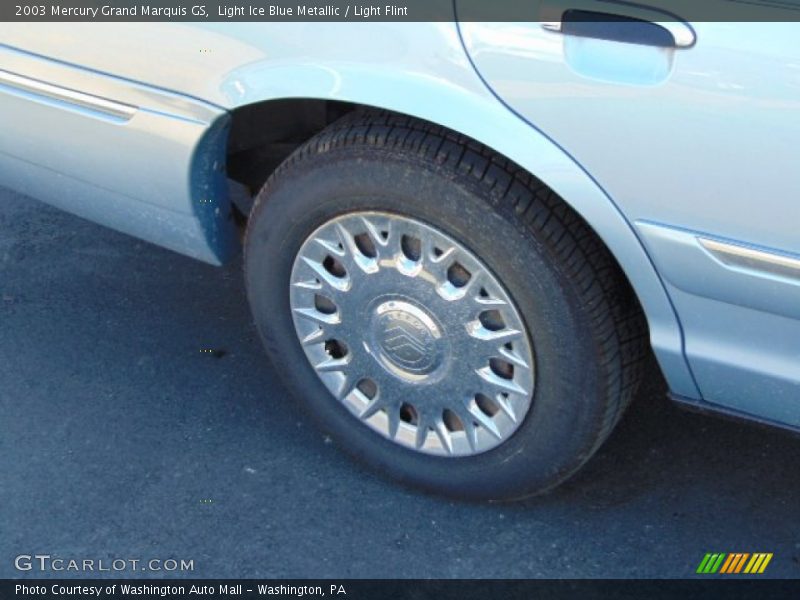 Light Ice Blue Metallic / Light Flint 2003 Mercury Grand Marquis GS