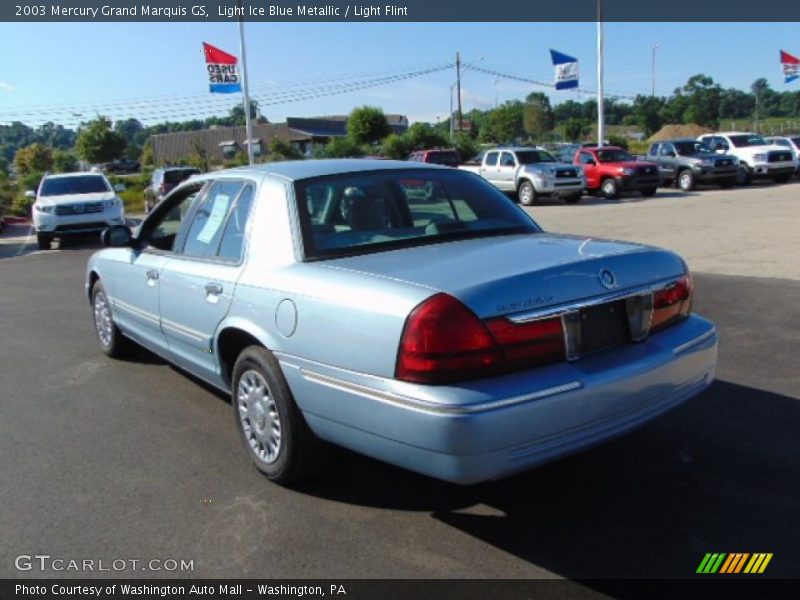 Light Ice Blue Metallic / Light Flint 2003 Mercury Grand Marquis GS