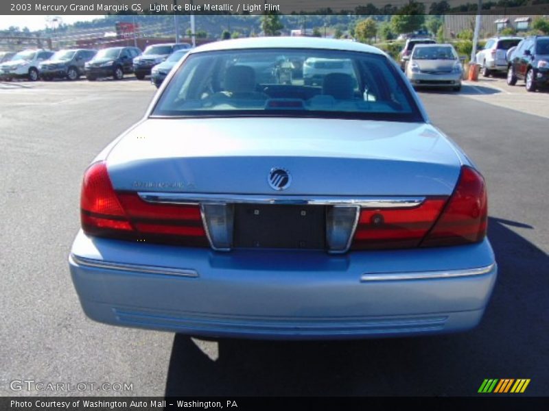 Light Ice Blue Metallic / Light Flint 2003 Mercury Grand Marquis GS
