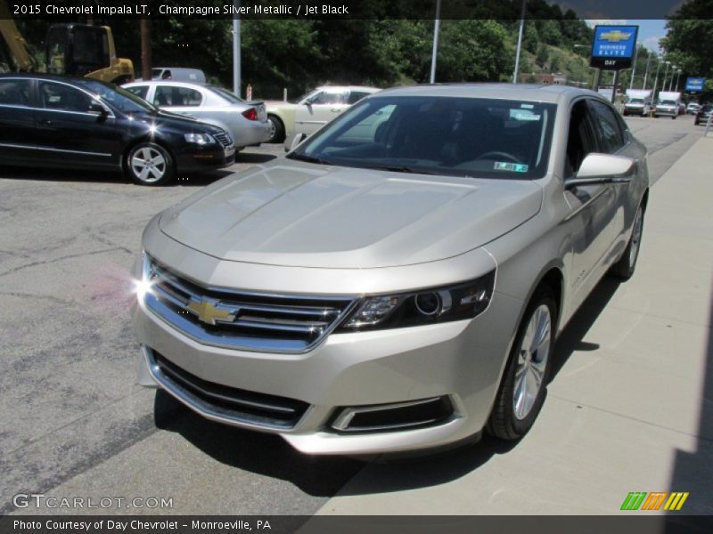 Champagne Silver Metallic / Jet Black 2015 Chevrolet Impala LT