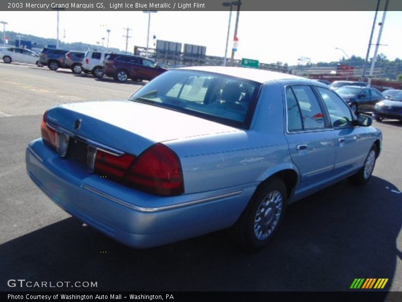 Light Ice Blue Metallic / Light Flint 2003 Mercury Grand Marquis GS