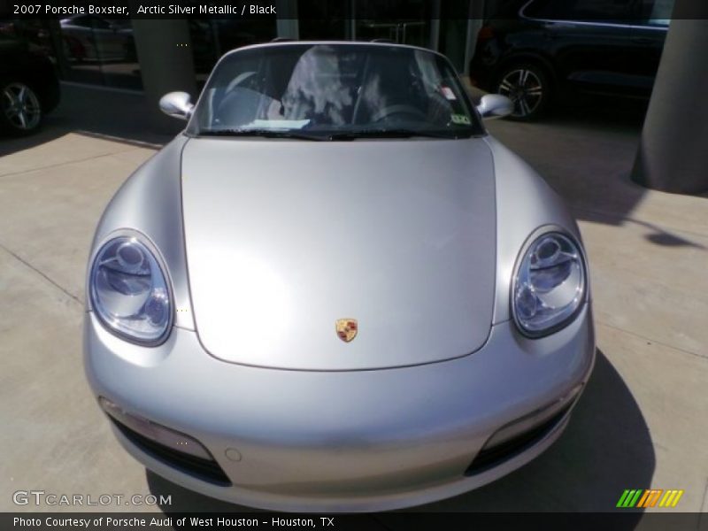 Arctic Silver Metallic / Black 2007 Porsche Boxster