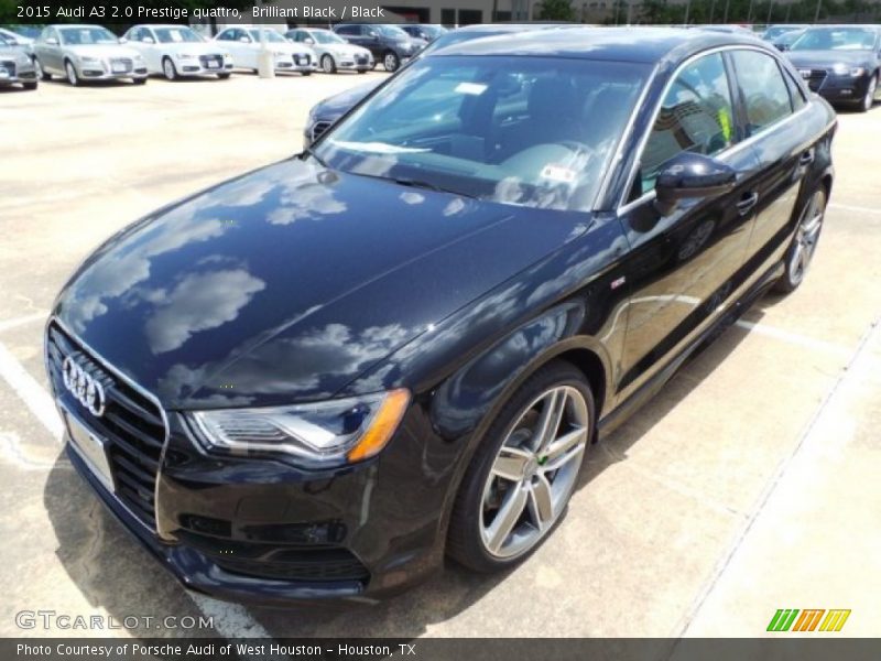 Brilliant Black / Black 2015 Audi A3 2.0 Prestige quattro