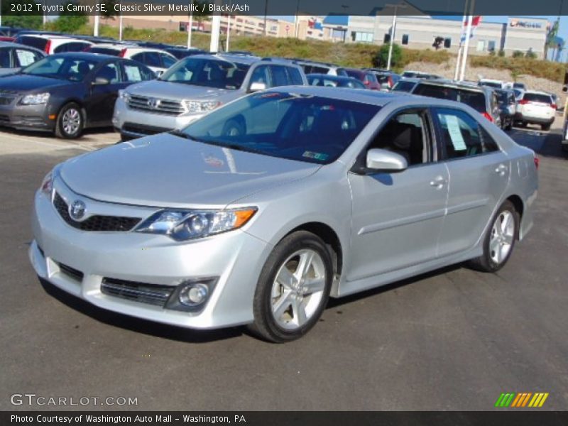 Classic Silver Metallic / Black/Ash 2012 Toyota Camry SE