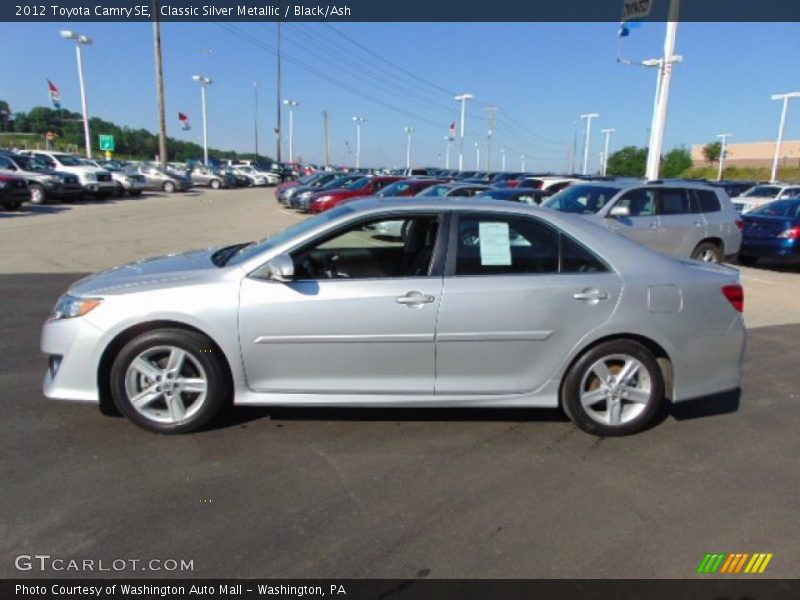 Classic Silver Metallic / Black/Ash 2012 Toyota Camry SE