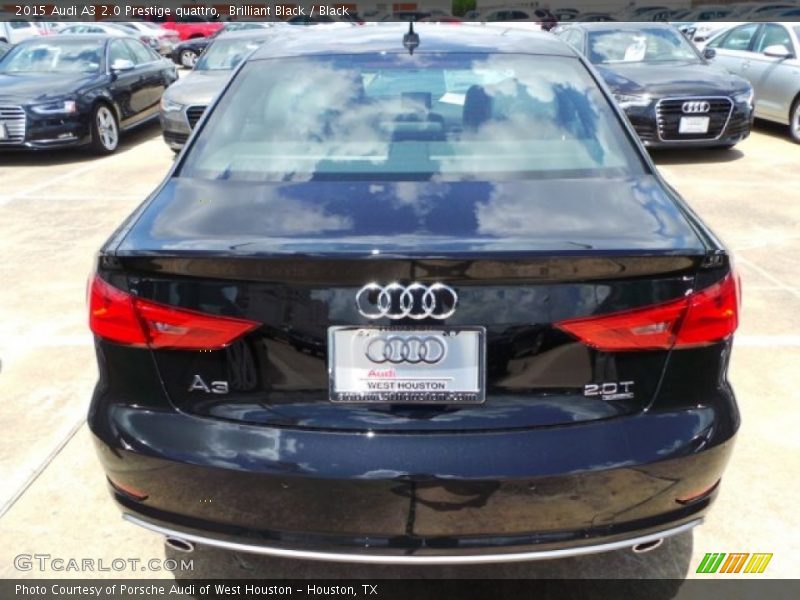 Brilliant Black / Black 2015 Audi A3 2.0 Prestige quattro