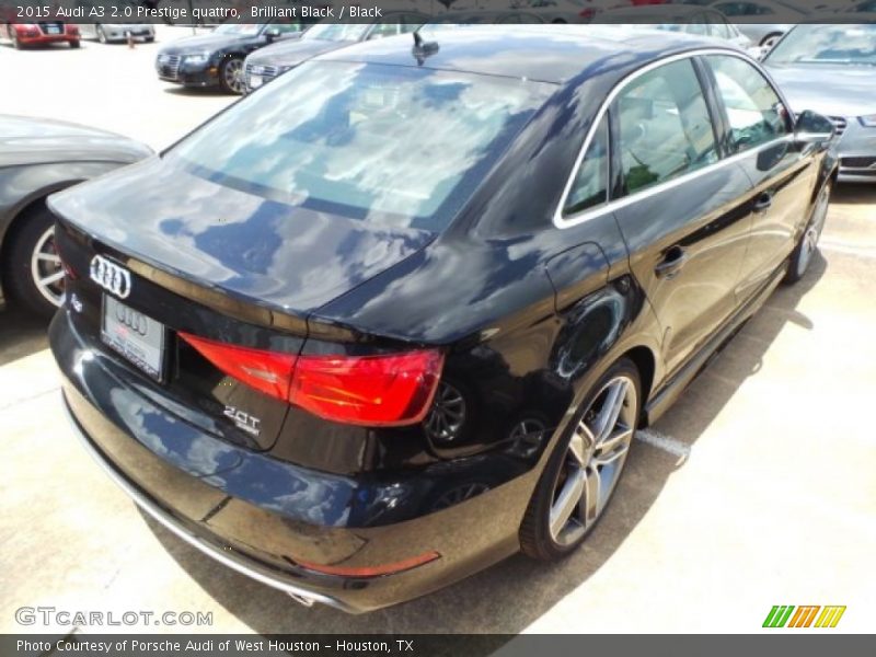 Brilliant Black / Black 2015 Audi A3 2.0 Prestige quattro