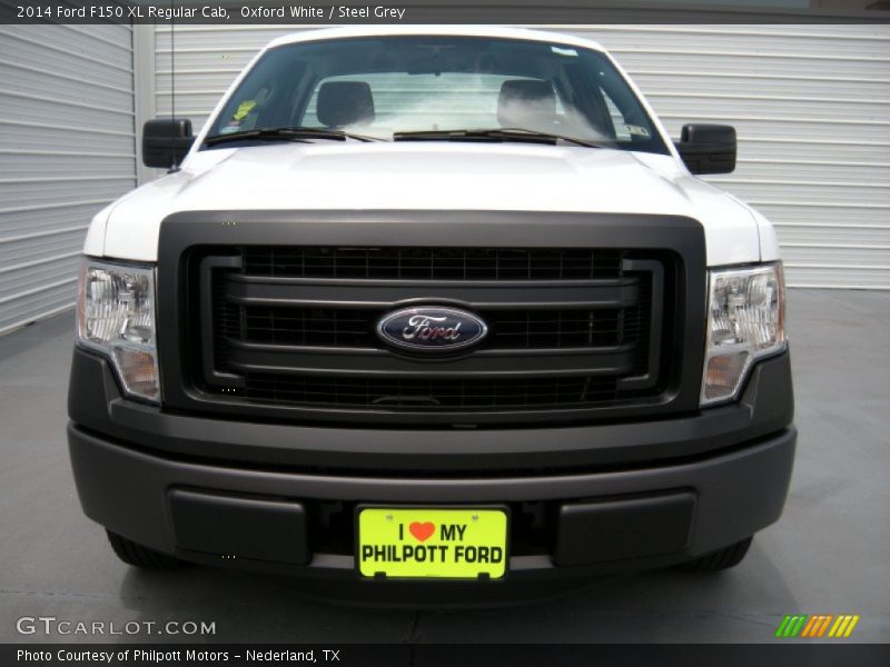 Oxford White / Steel Grey 2014 Ford F150 XL Regular Cab