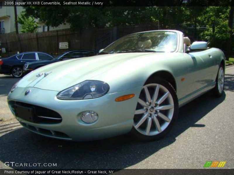 Seafrost Metallic / Ivory 2006 Jaguar XK XK8 Convertible