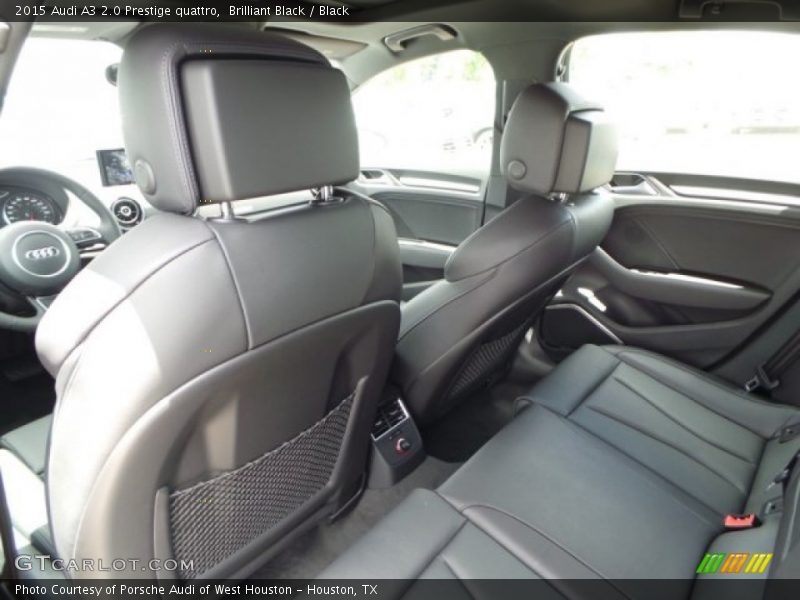 Rear Seat of 2015 A3 2.0 Prestige quattro