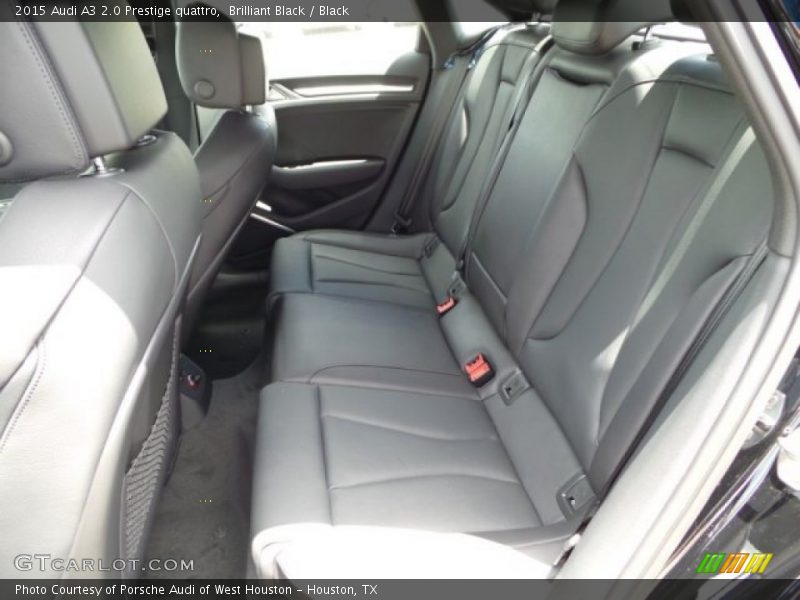 Rear Seat of 2015 A3 2.0 Prestige quattro