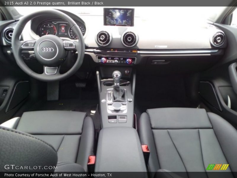 Dashboard of 2015 A3 2.0 Prestige quattro