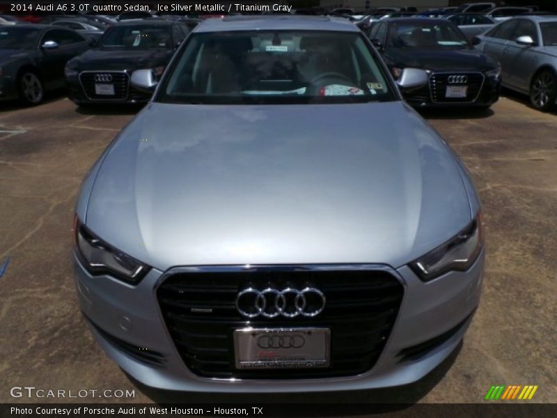 Ice Silver Metallic / Titanium Gray 2014 Audi A6 3.0T quattro Sedan