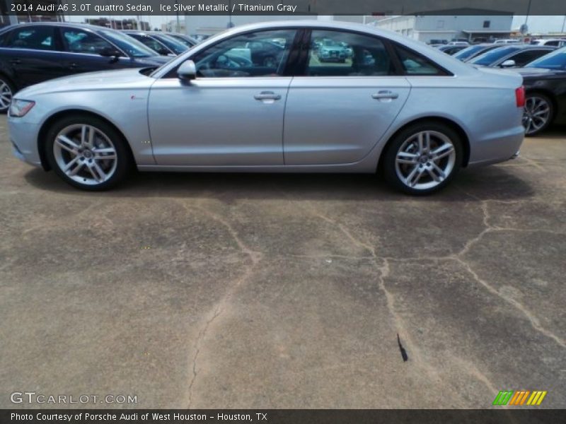 Ice Silver Metallic / Titanium Gray 2014 Audi A6 3.0T quattro Sedan