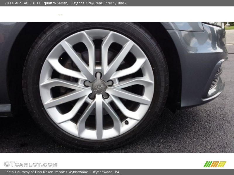 Daytona Grey Pearl Effect / Black 2014 Audi A6 3.0 TDI quattro Sedan