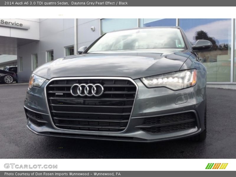 Daytona Grey Pearl Effect / Black 2014 Audi A6 3.0 TDI quattro Sedan