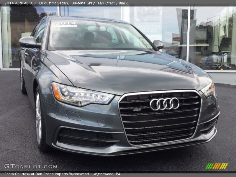 Daytona Grey Pearl Effect / Black 2014 Audi A6 3.0 TDI quattro Sedan